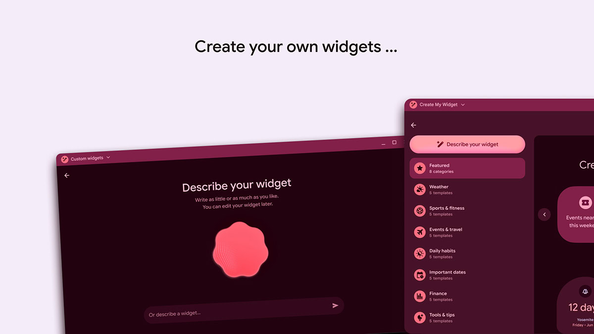 create my widget 5