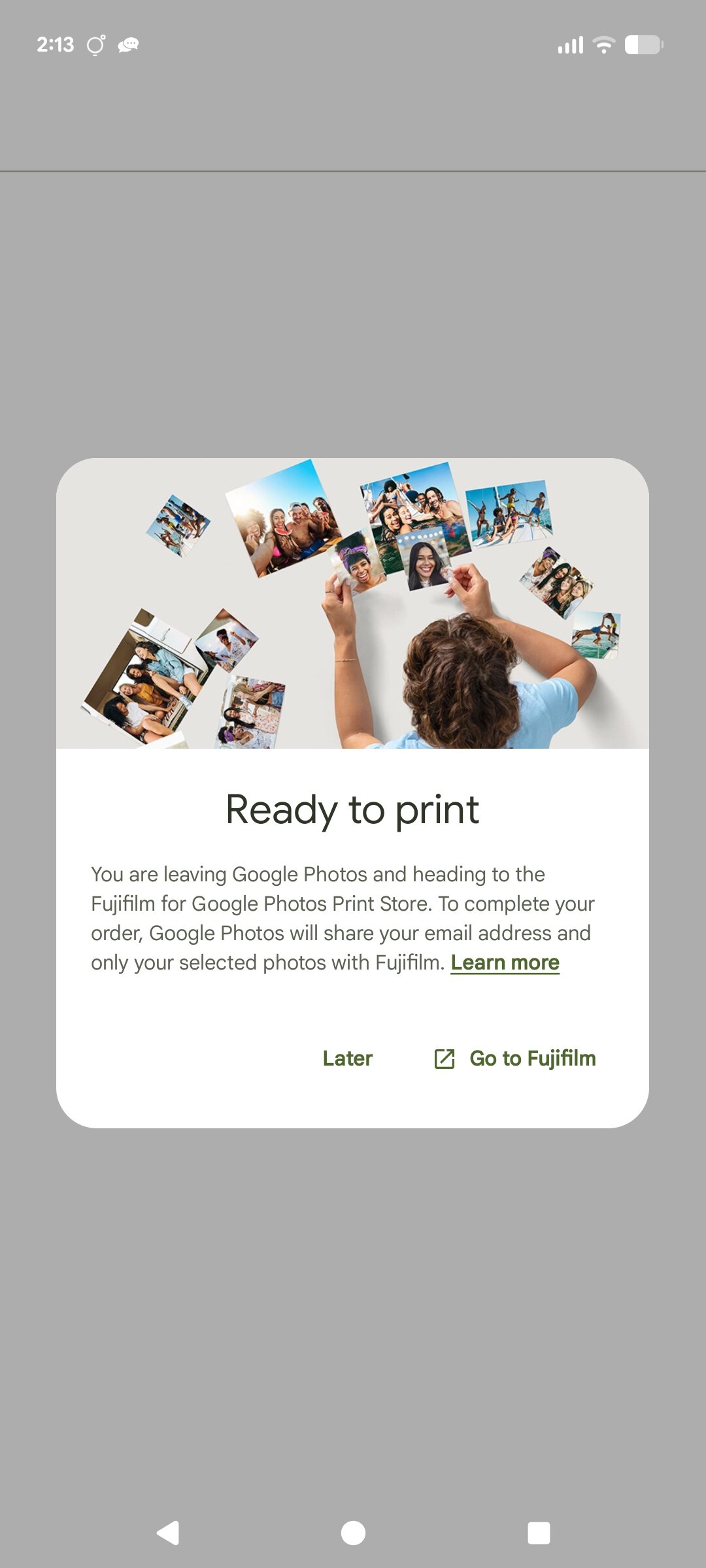fujifilm google print