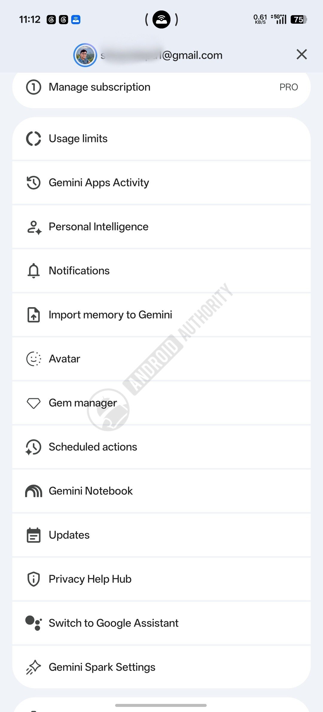 gemini account switcher clean up and ui changes image 1 watermarked
