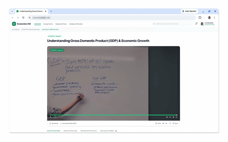 gemini in chrome video context gemini in chrome video context