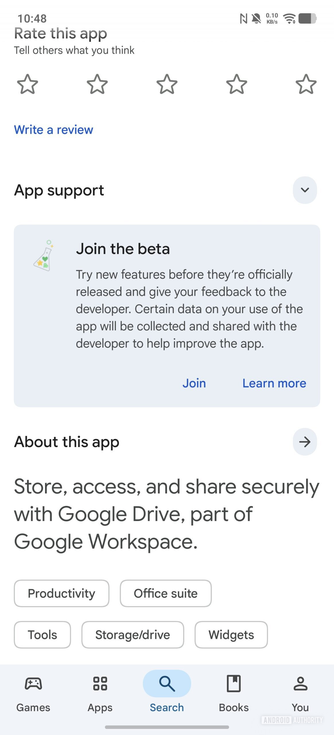 google drive beta program image 1