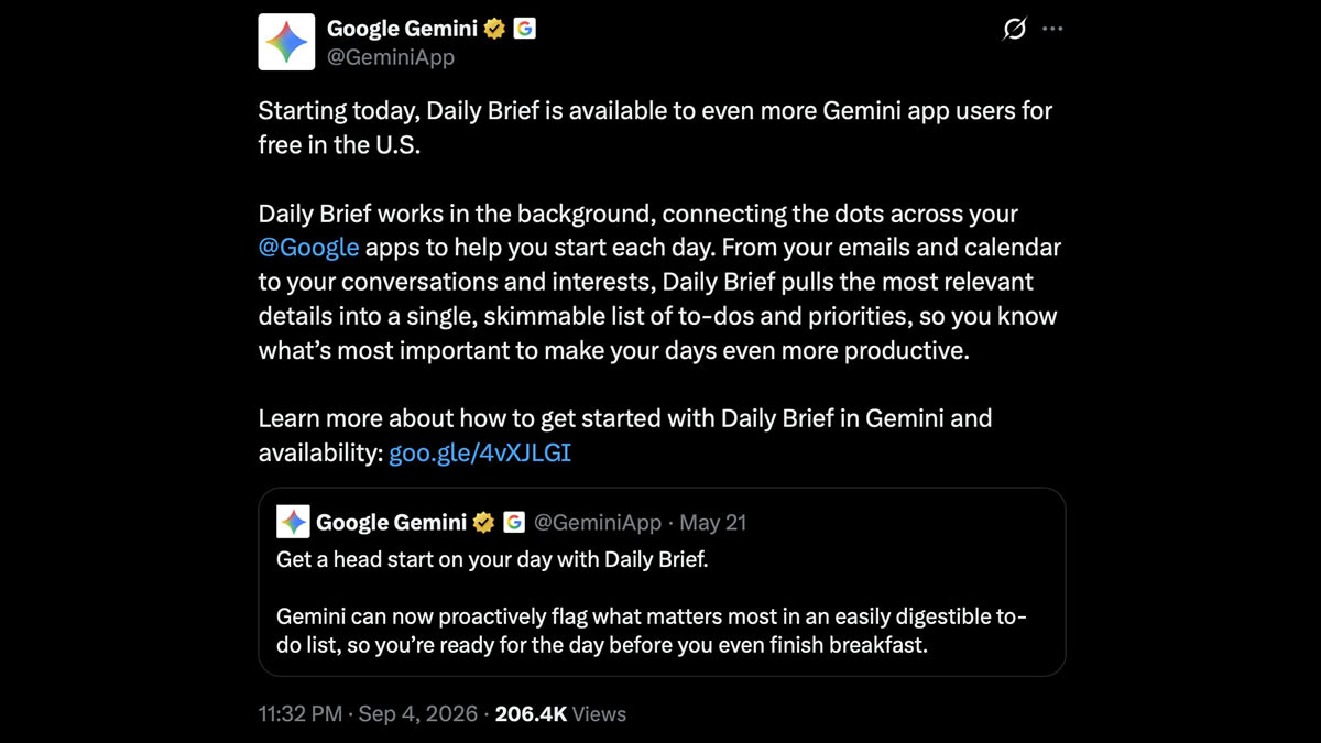 google-gemini-daily-brief-free-users-x-post-image google-gemini-daily-brief-free-users-x-post-image