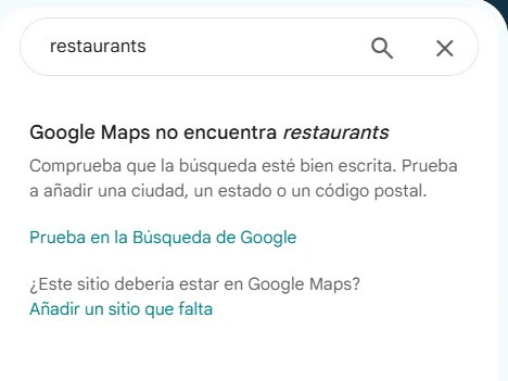 google maps search bug google maps search bug