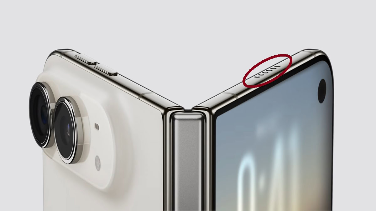 iPhone Duo top speaker placement