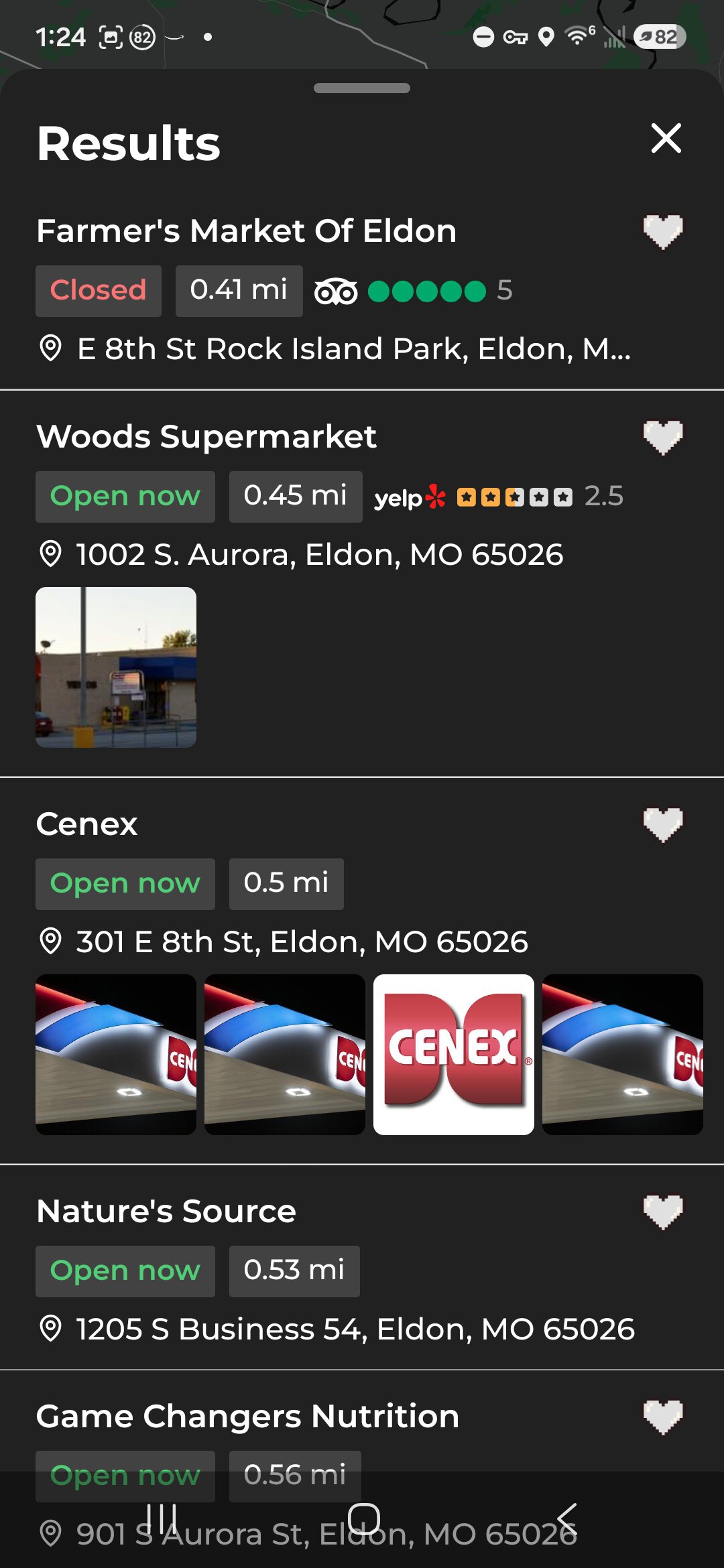 mapquest screenshot 2