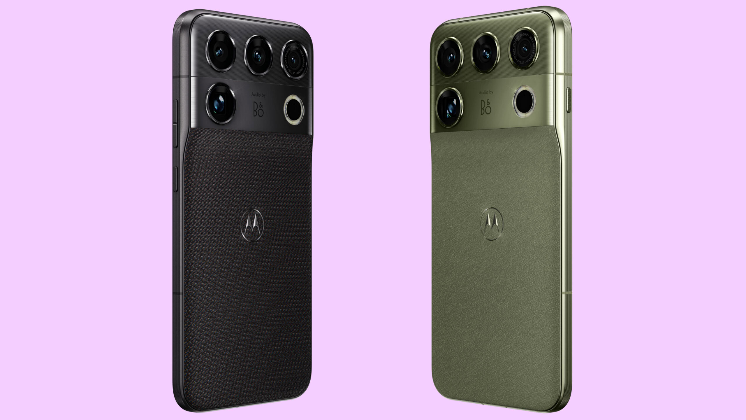 Renders of the Motorola Signature 27 in both colors.