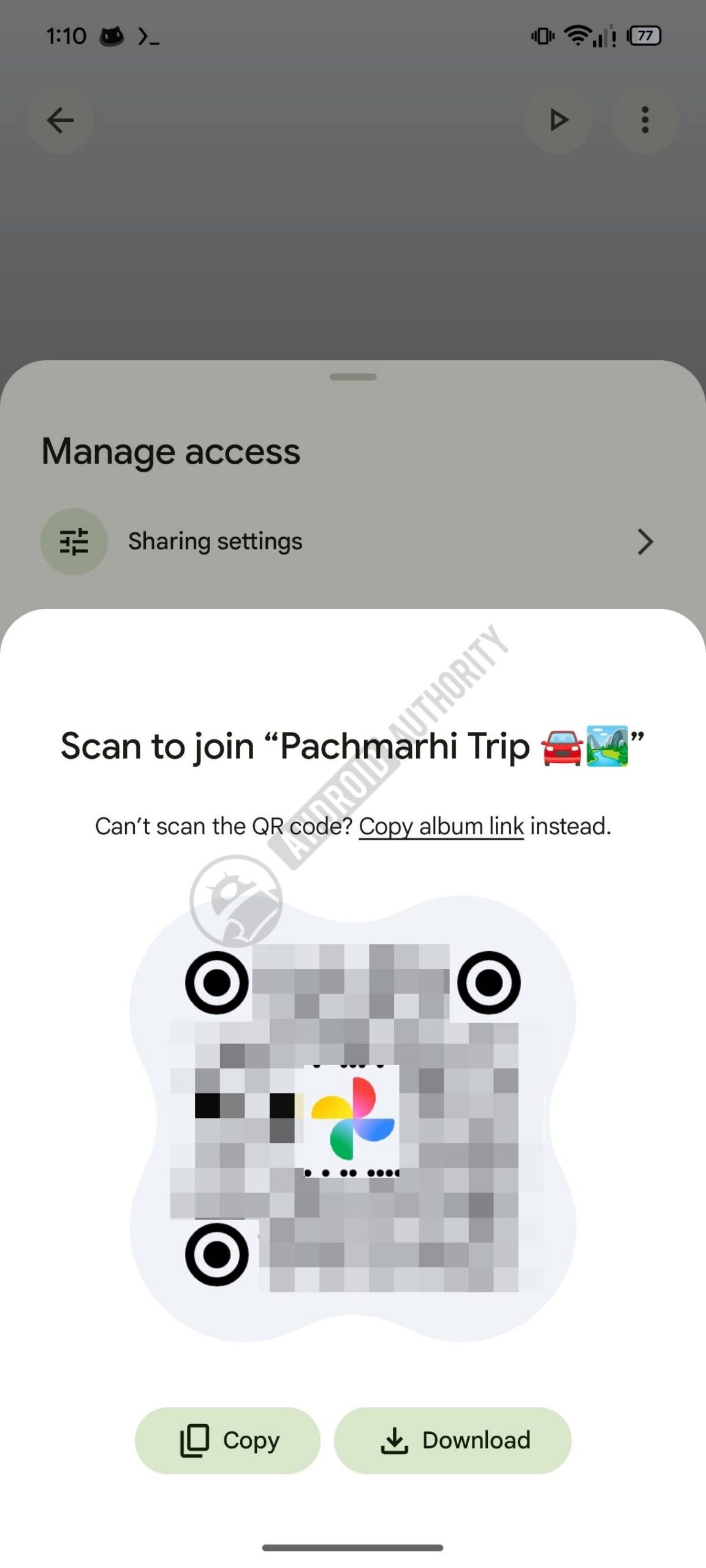 photos qr share copy watermarked