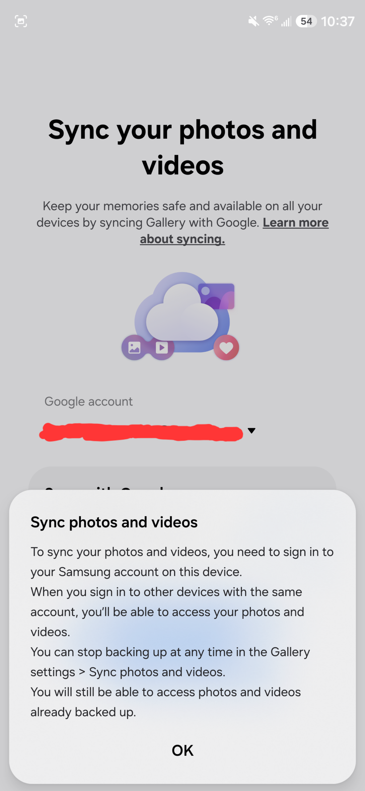 samsung gallery google sync 4