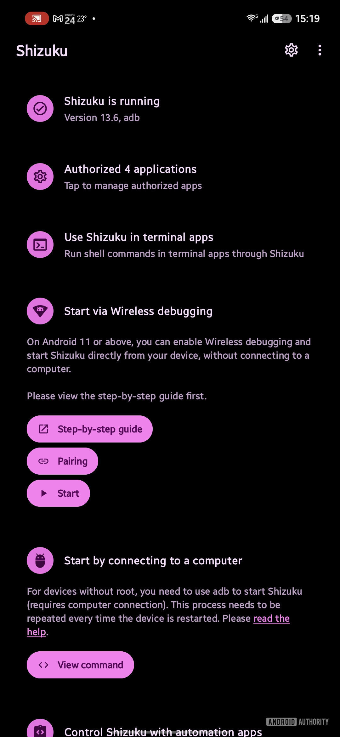 shizuku thedjchi fork screenshot 2
