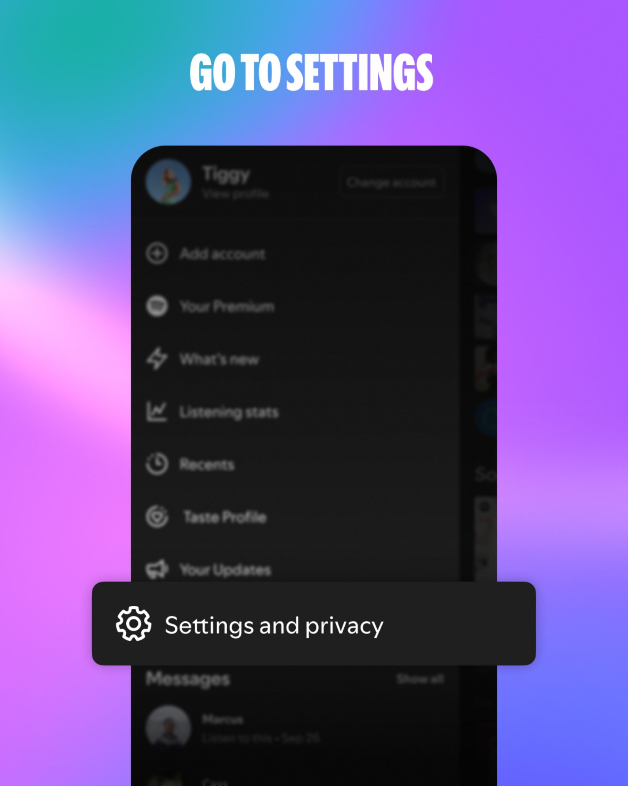 spotify kids recommendation toggle 2