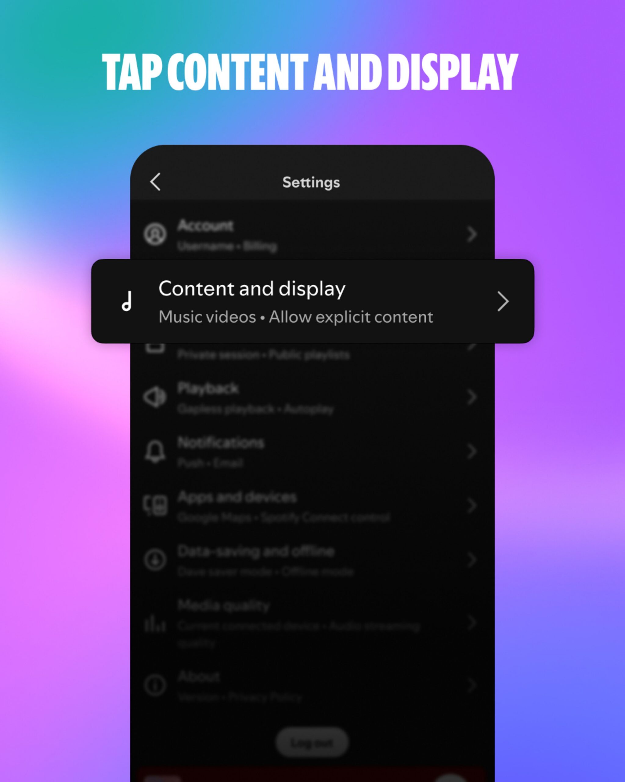 spotify kids recommendation toggle 3