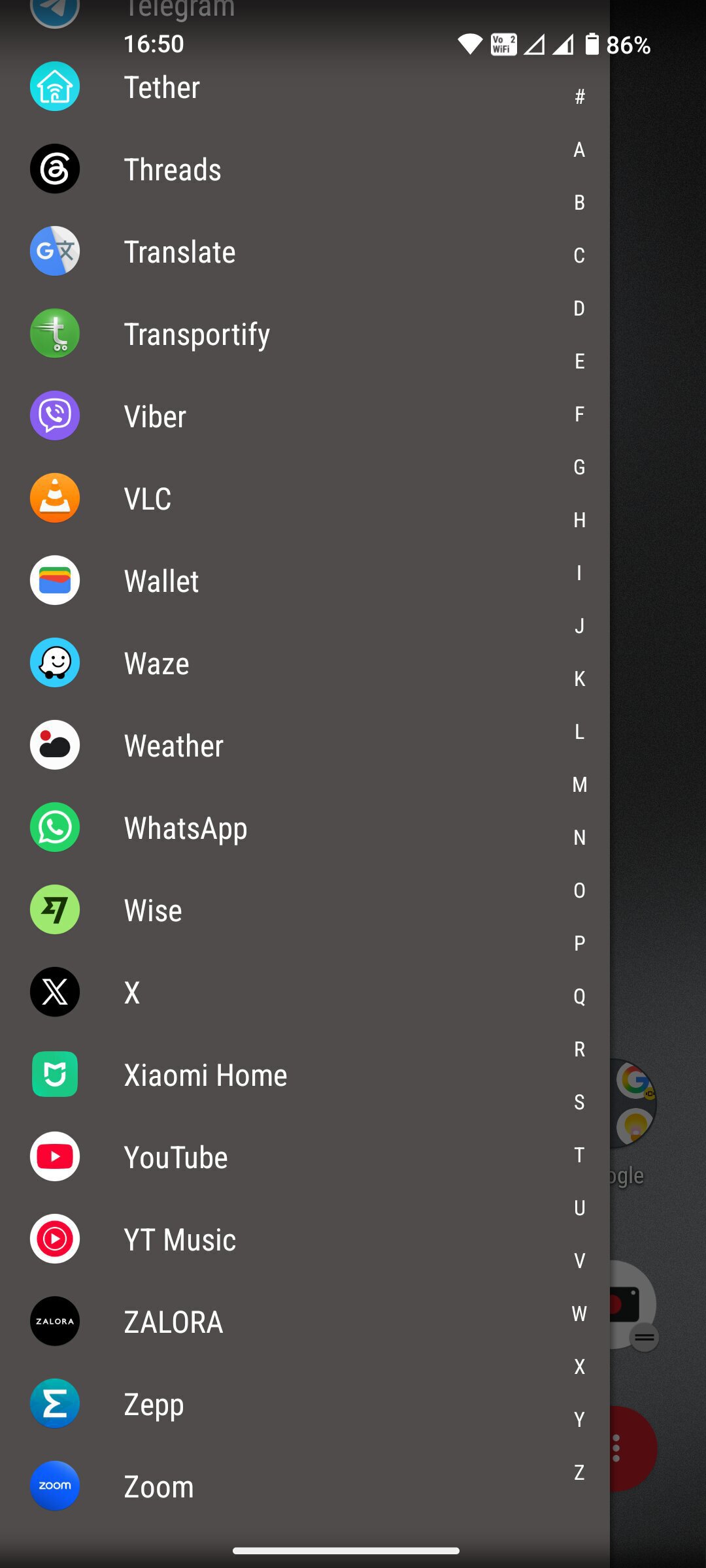 Action Launcher interface on Android phone (3)