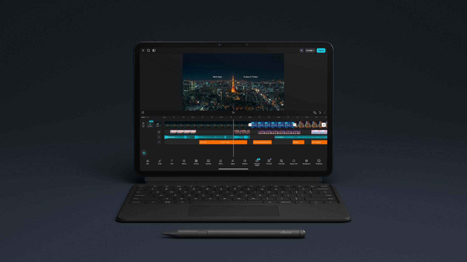 Amazon Alexa Tablet Pro Keyboard Pen