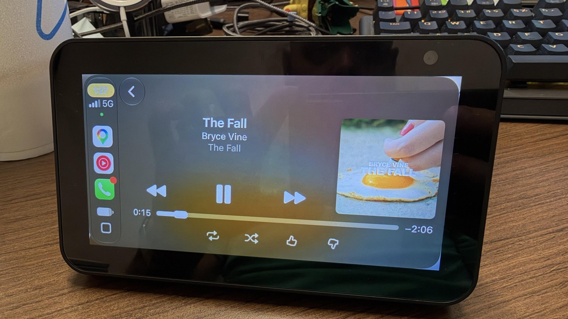 Amazon Echo Show 5 1st gen running CarPlay