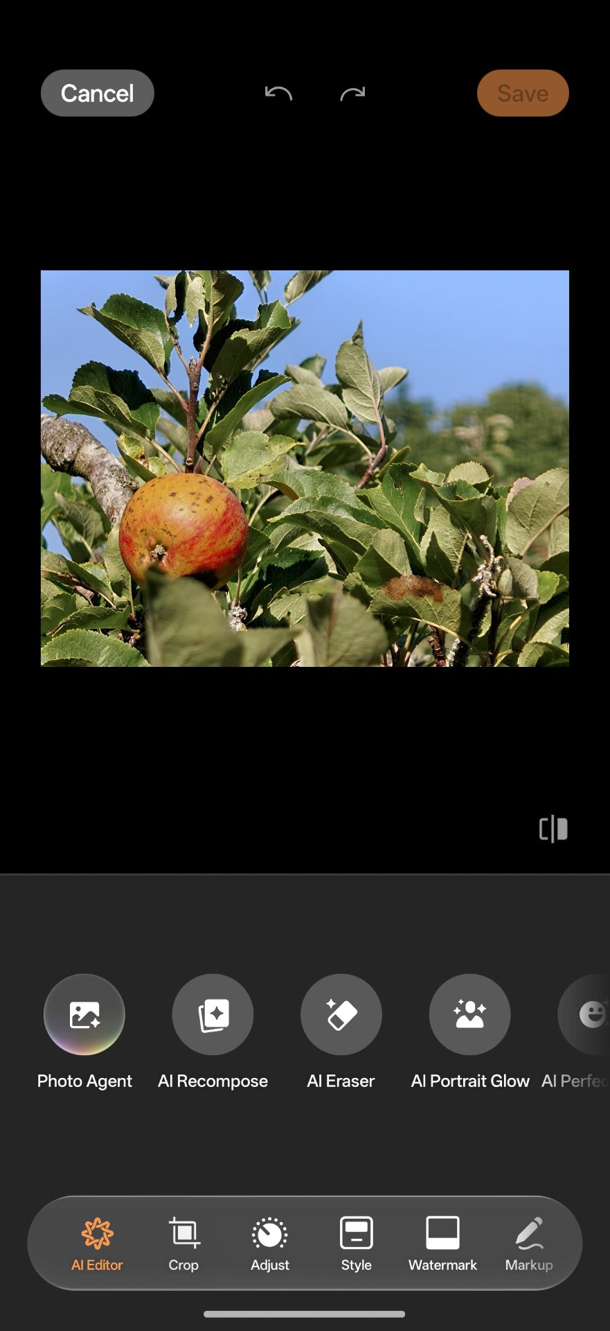 ColorOS 17 screenshot AI Photo Editor