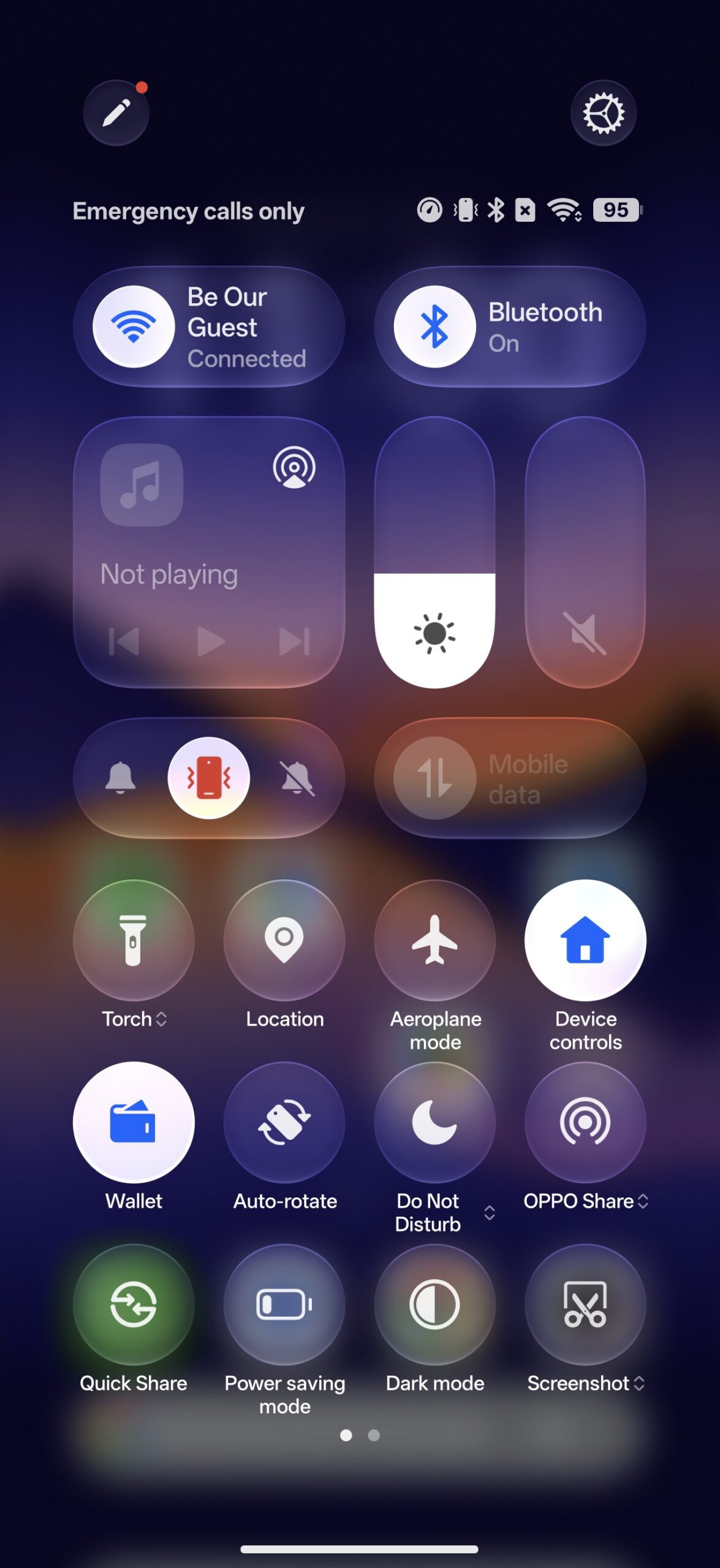 ColorOS 17 screenshot Liquid Glass UI