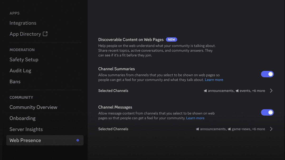 Discord admin discoverable server controls Discord admin discoverable server controls