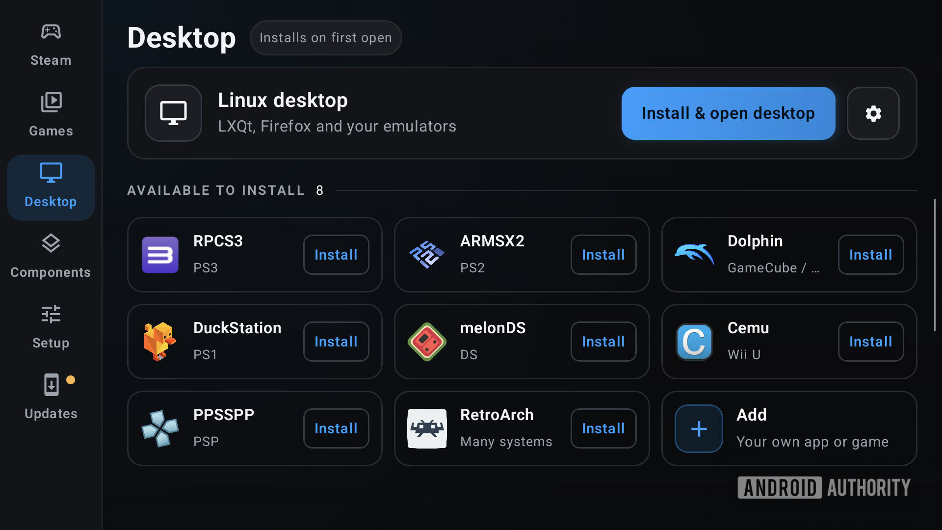 DroidDeck app 3