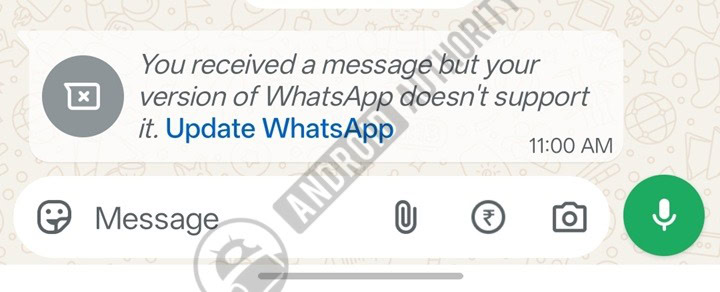Feature is currenrly not working message shows as unsupported on the other device 4 watermarked