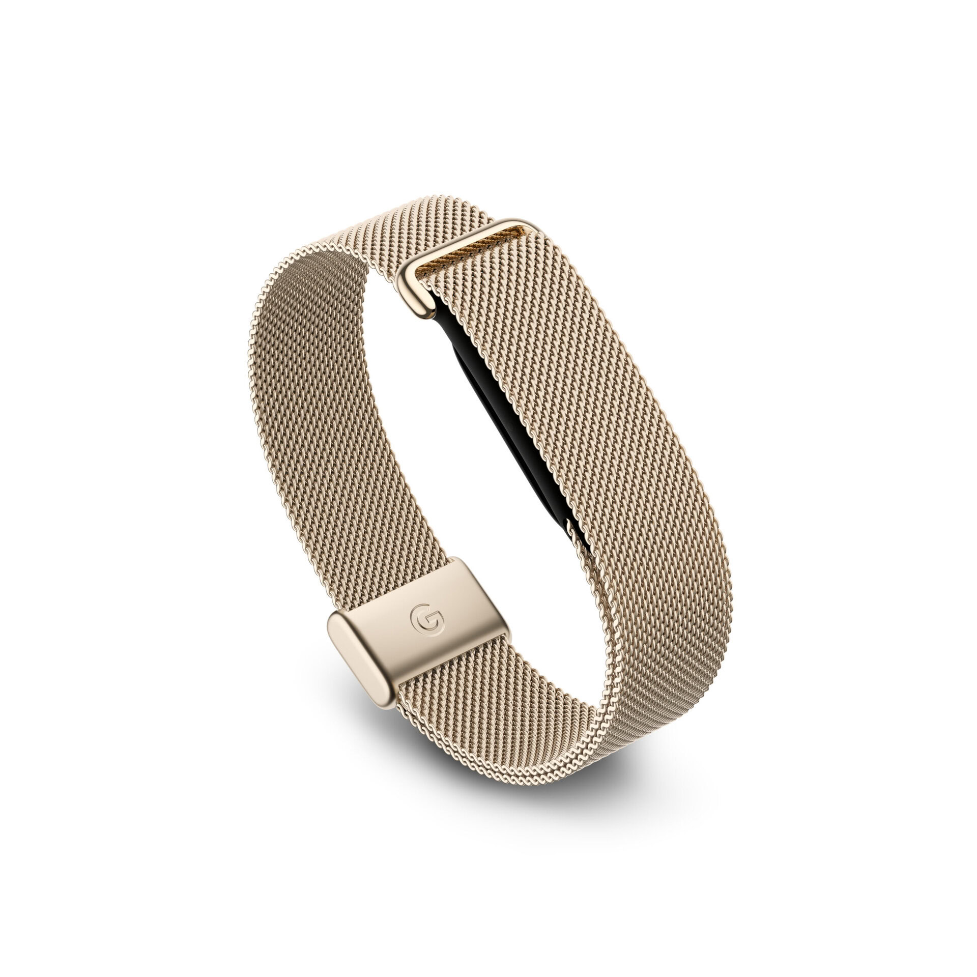 Fitbit Air Metal Mesh Gold Side 2