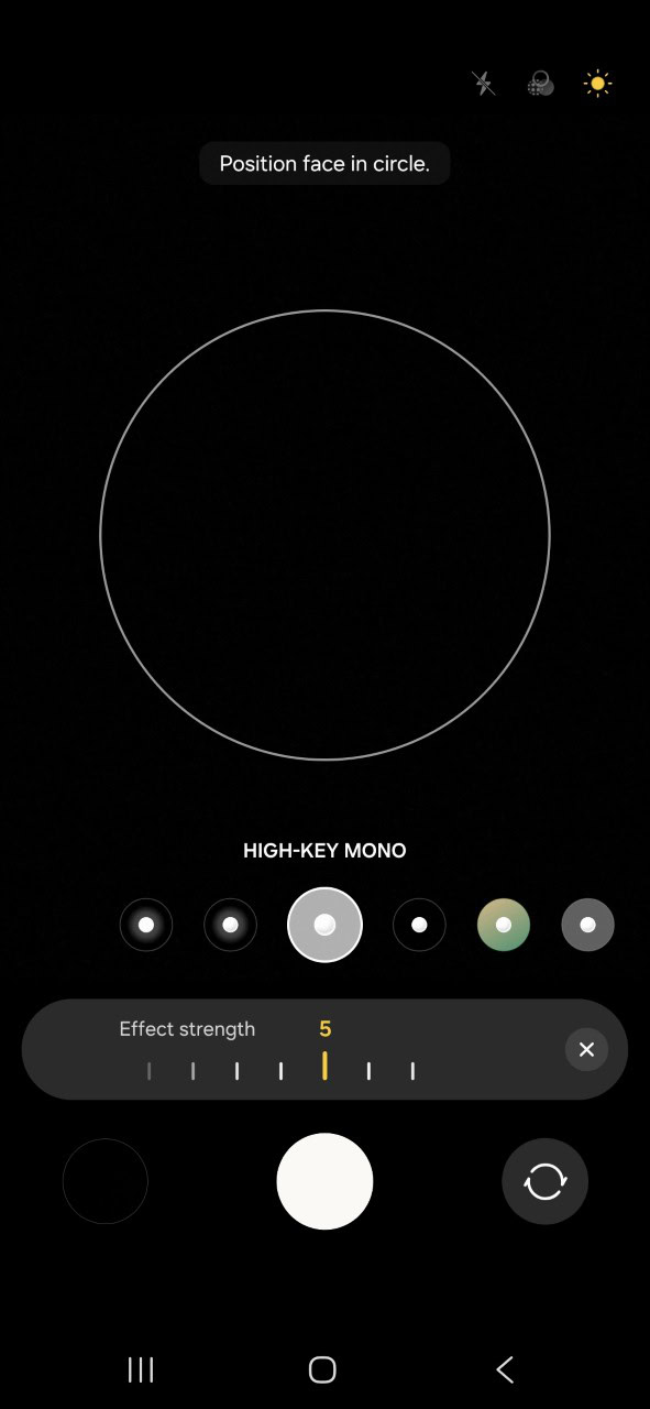 Galaxy camera app portrait settings 3