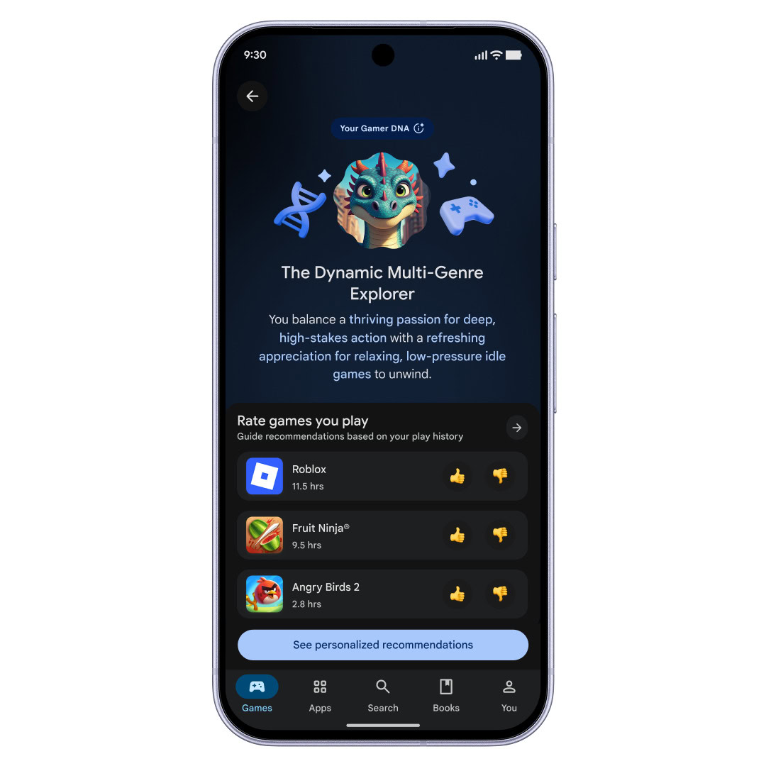 Game Finder Gamer DNA