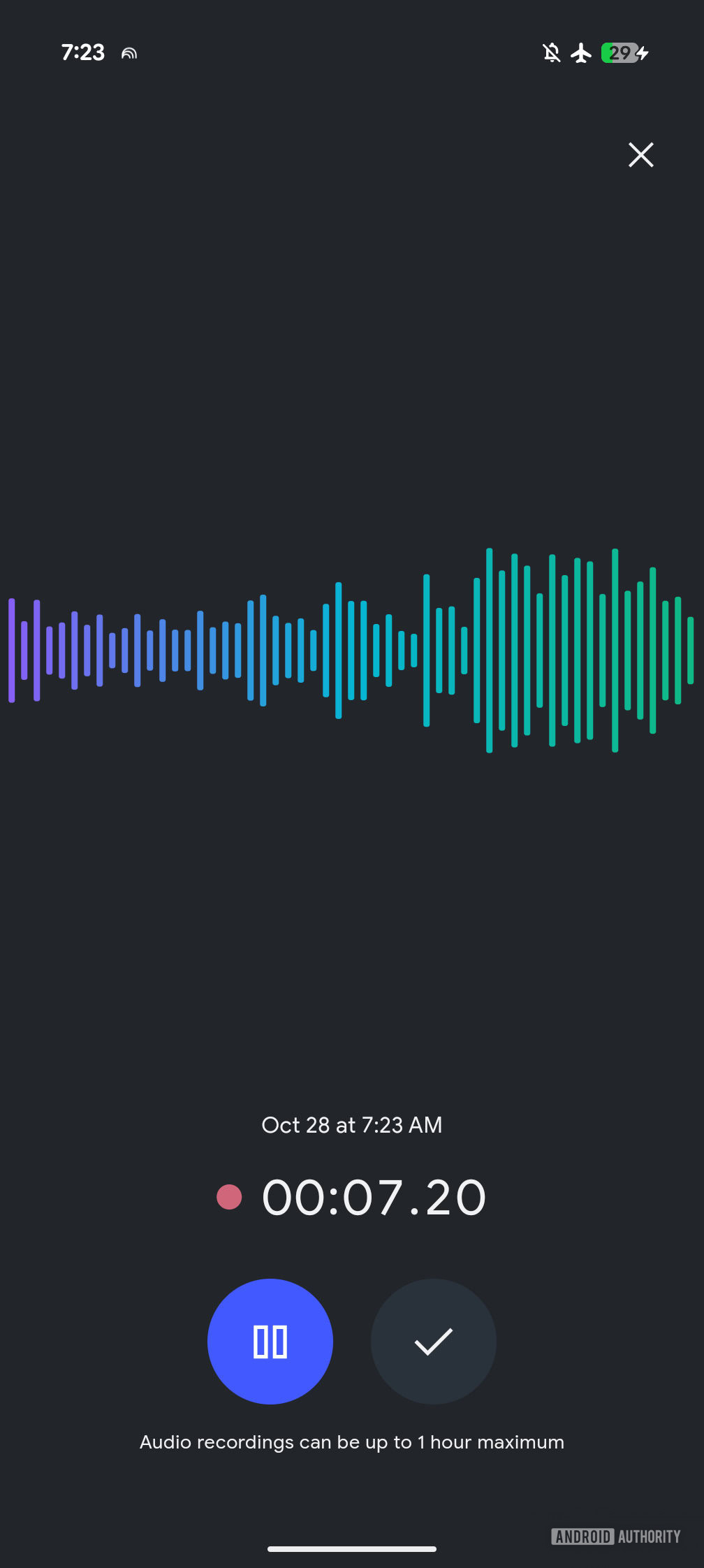 Gemini Notebook voice recorder feature 1