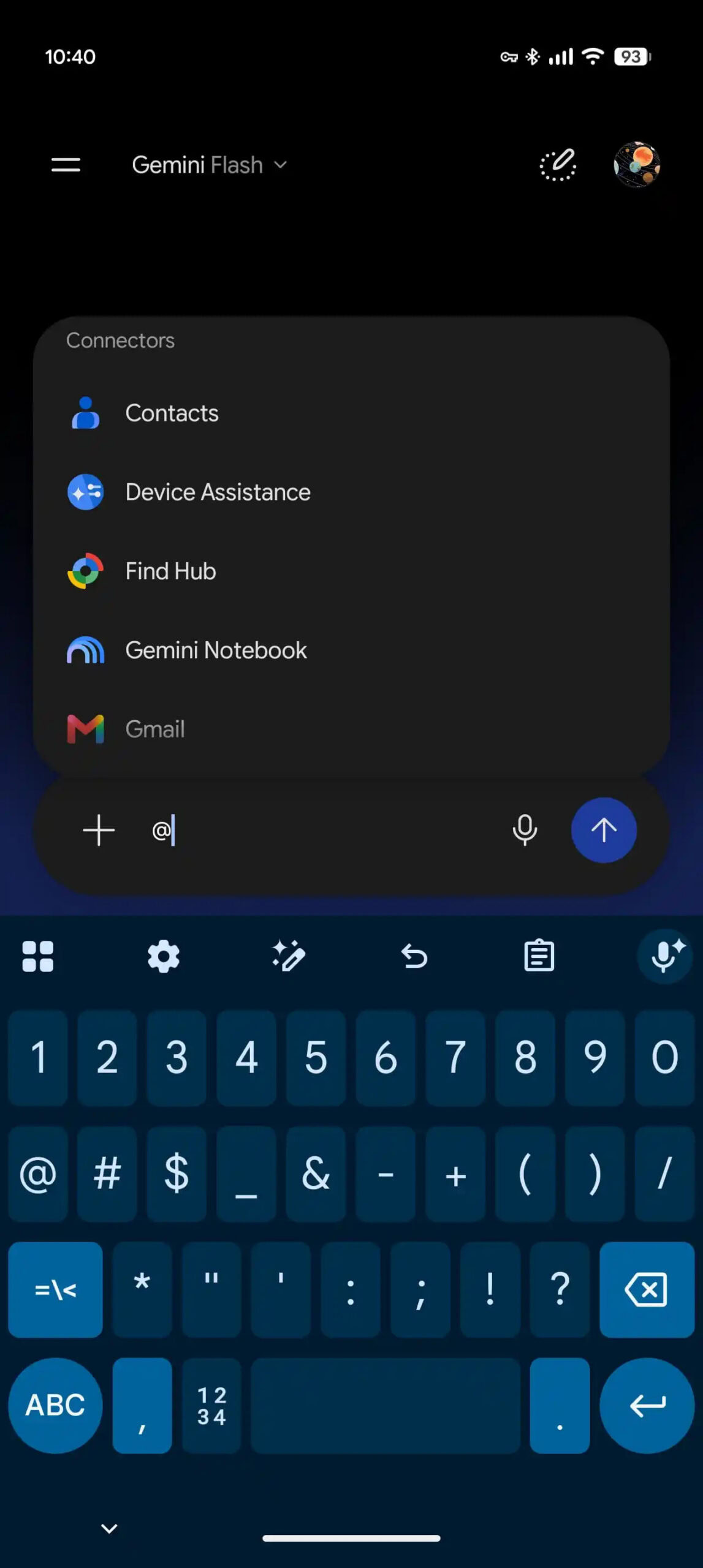 Gemini app slash 2