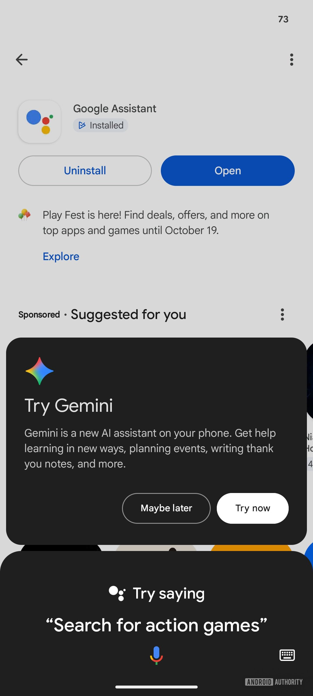 Google Assistant Gemini