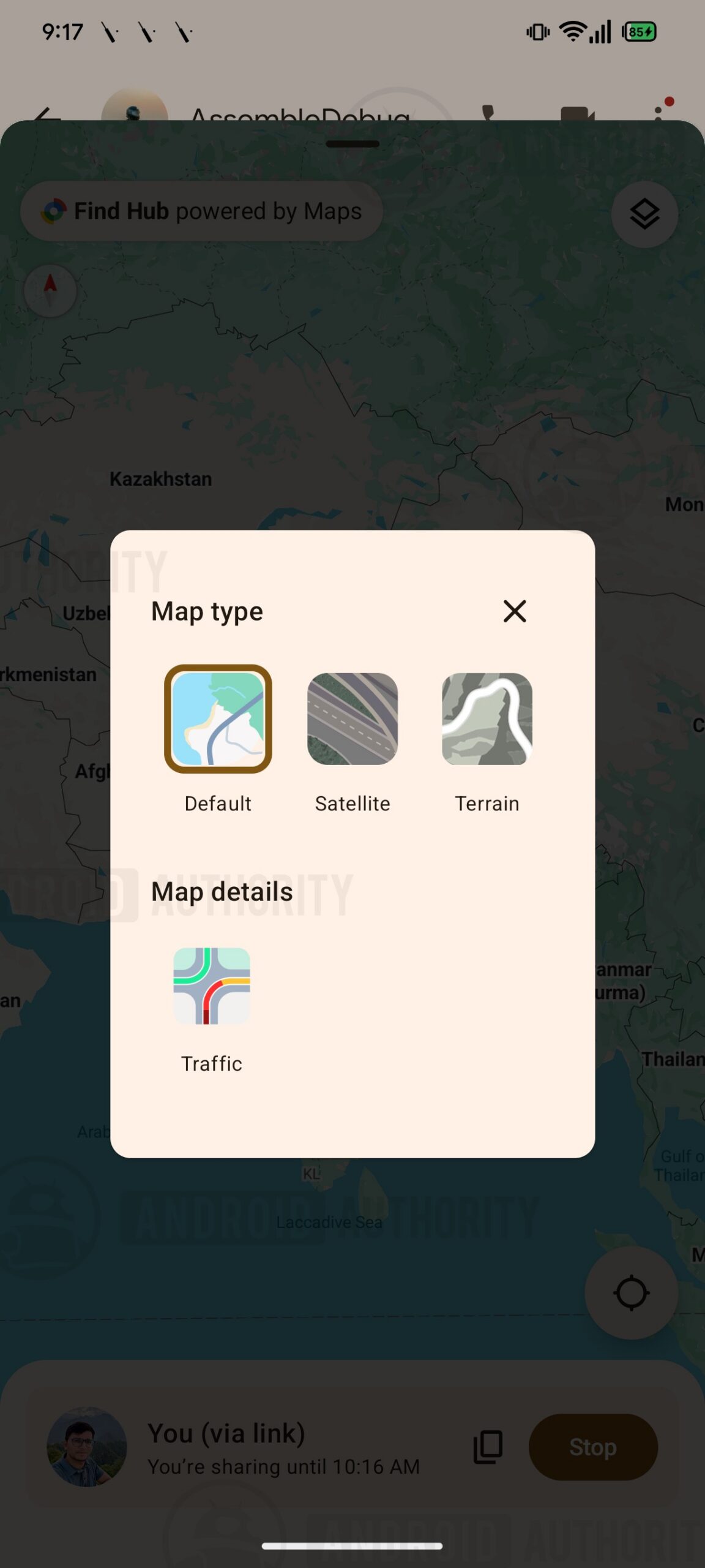 Google Messages In App Google Maps experience Upcoming 3