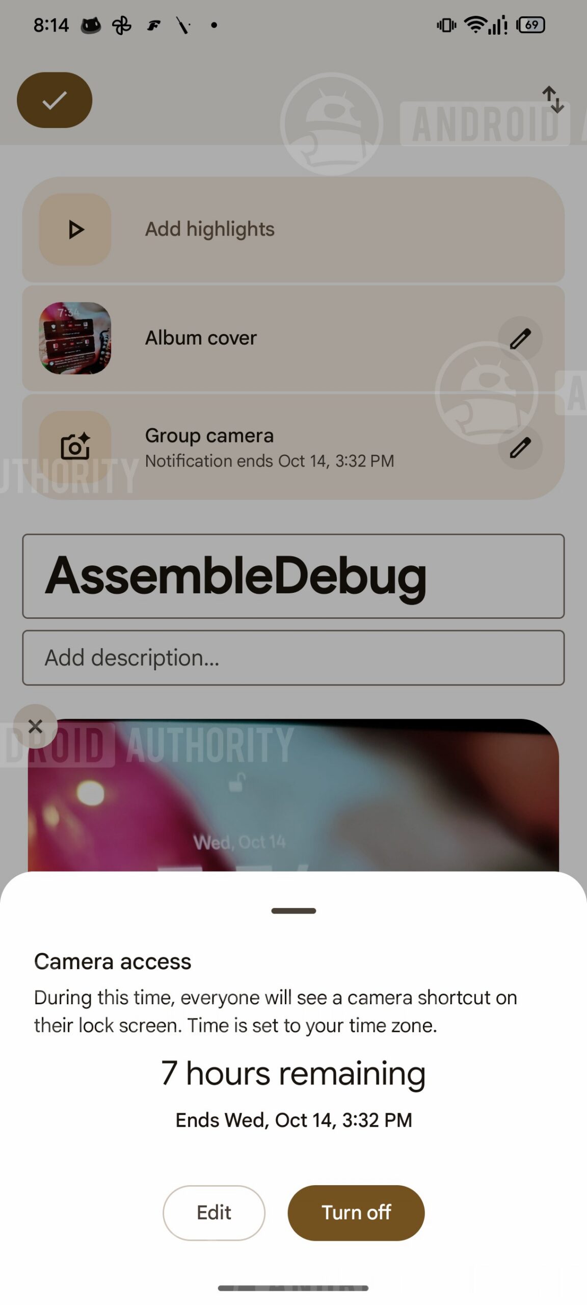 Google Photos Group Camera Edit Timing 2