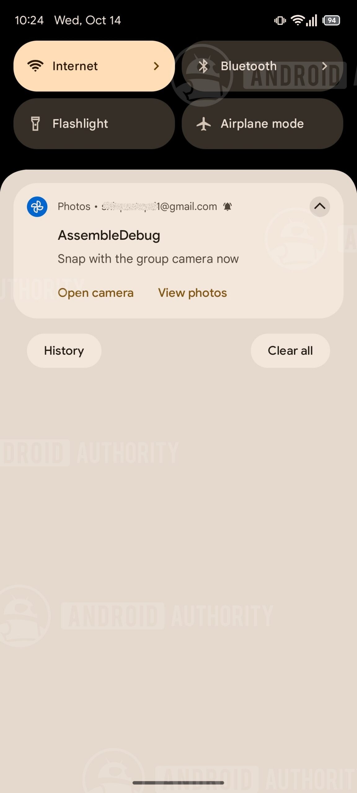 Google Photos Group Camera Notification 2