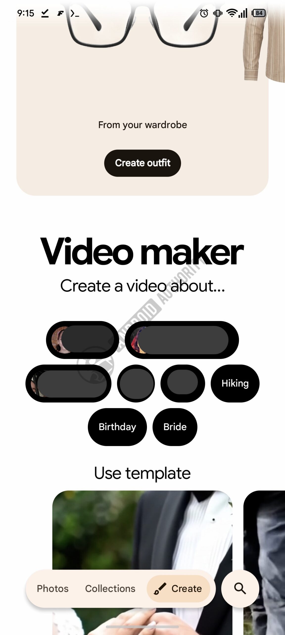 Google Photos Video Maker 2 watermarked