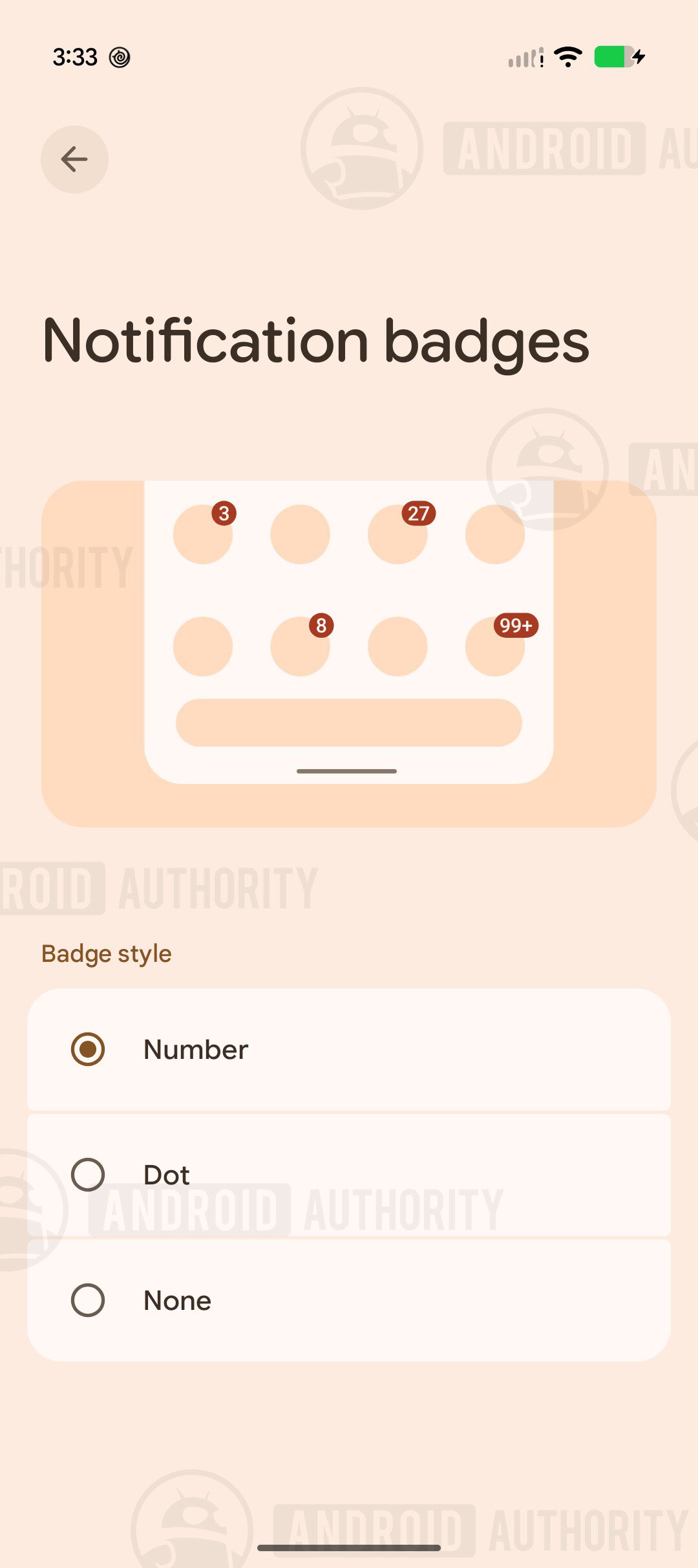 Google Pixel Notification number Badges 2