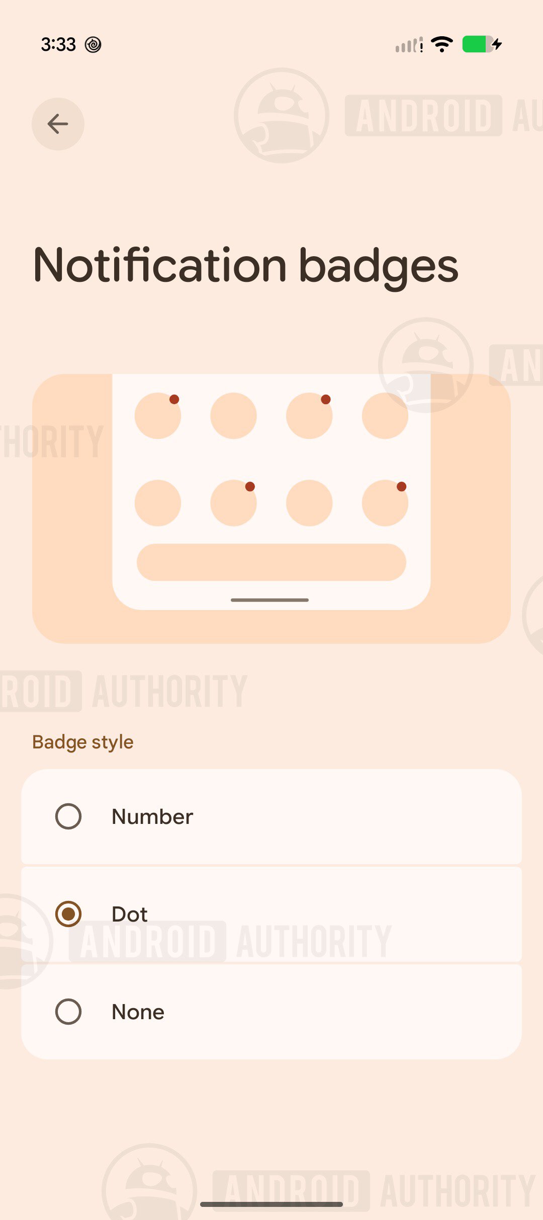 Google Pixel Notification number Badges 4