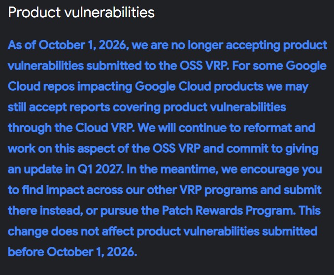 Google temporarily suspends bug bounty Google temporarily suspends bug bounty