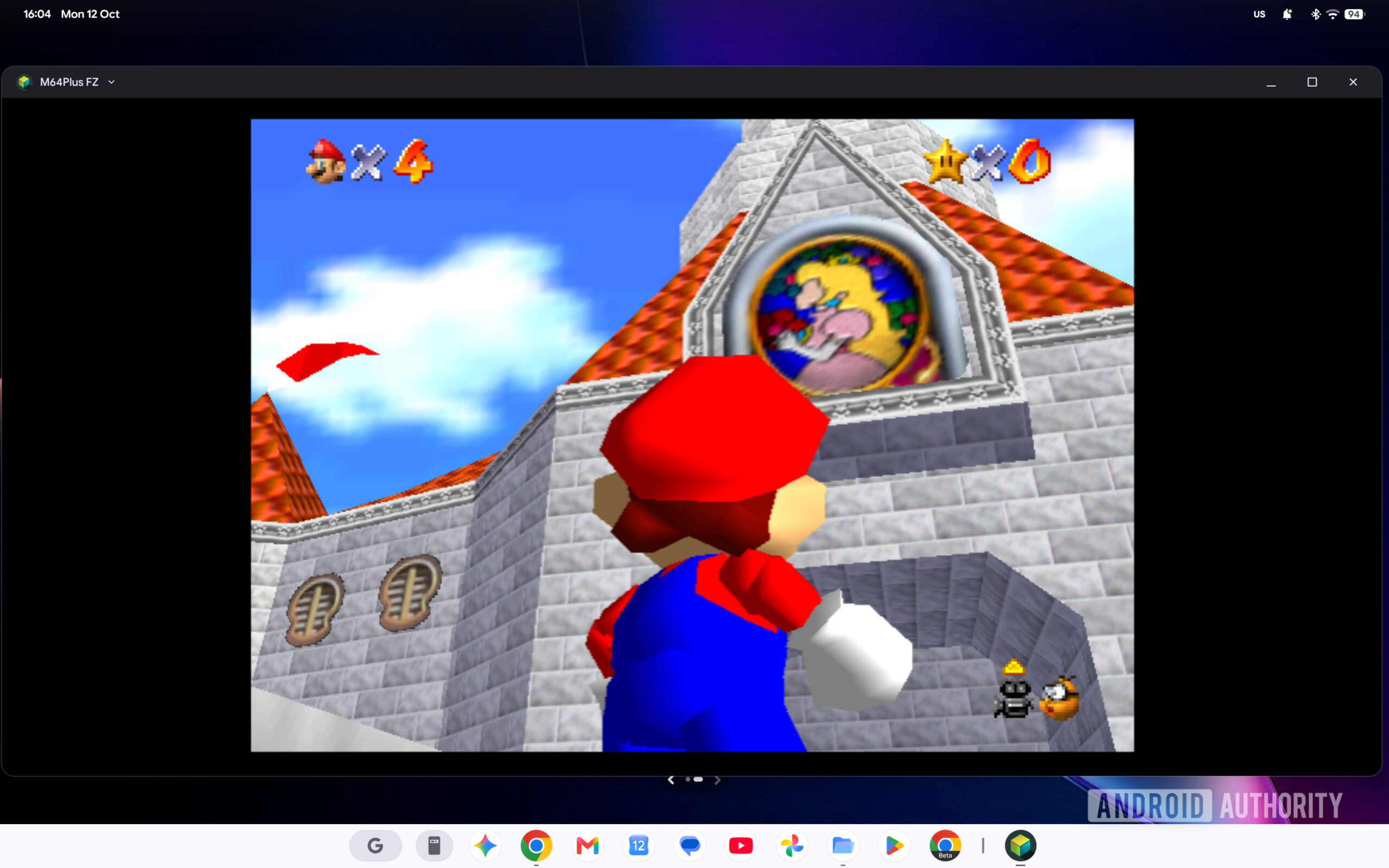 Googlebook N64 emulator Super Mario 64