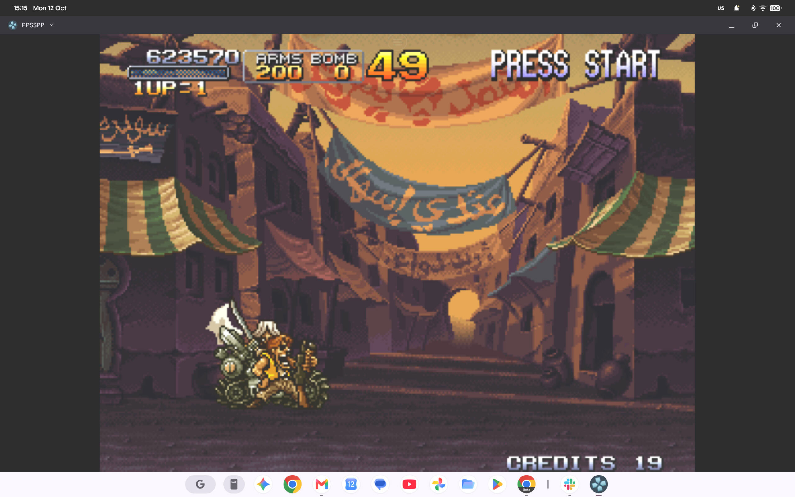 Googlebook PPSSPP PSP emulator metal slug