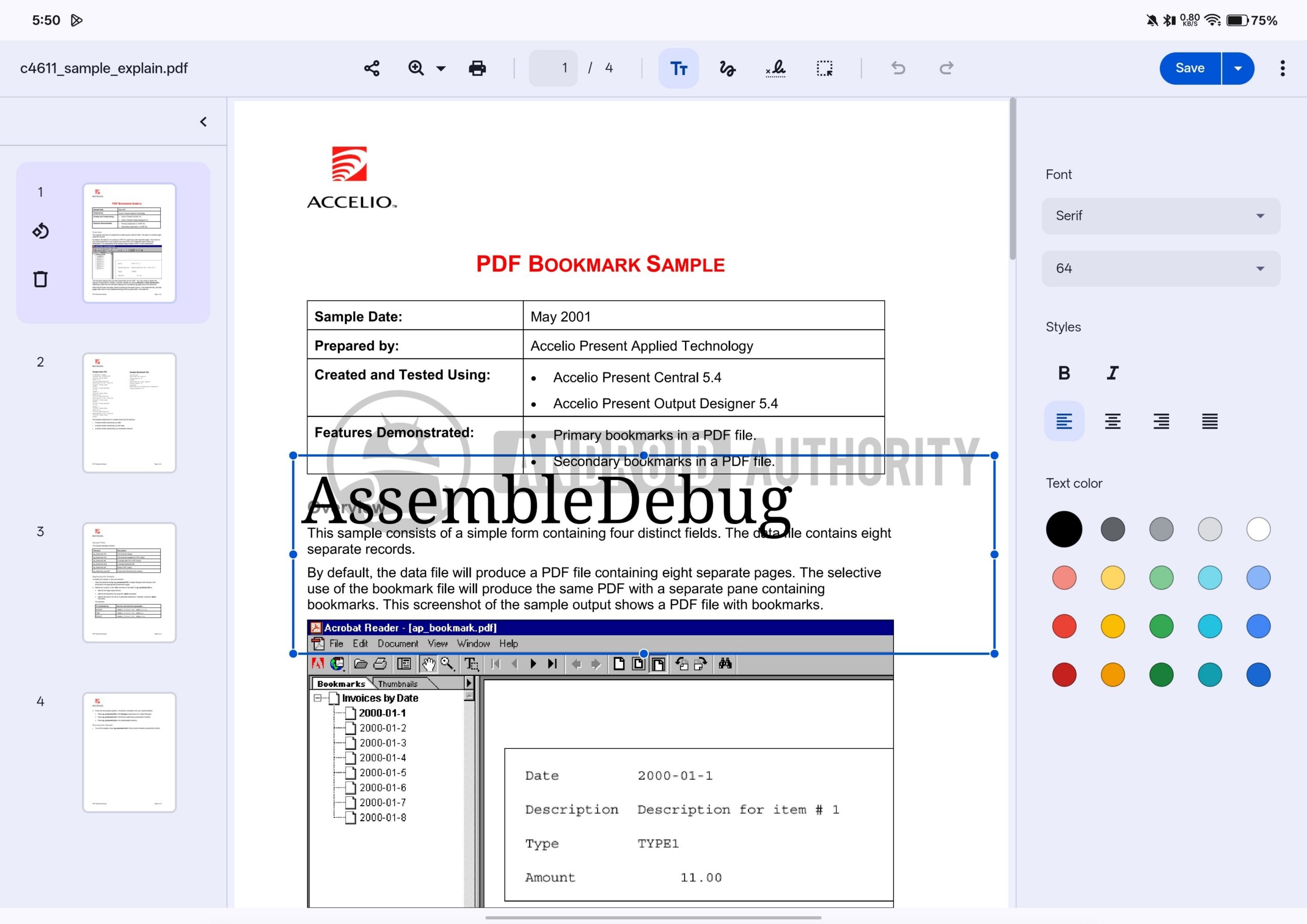 Googlebook Viewer PDF Text watermarked