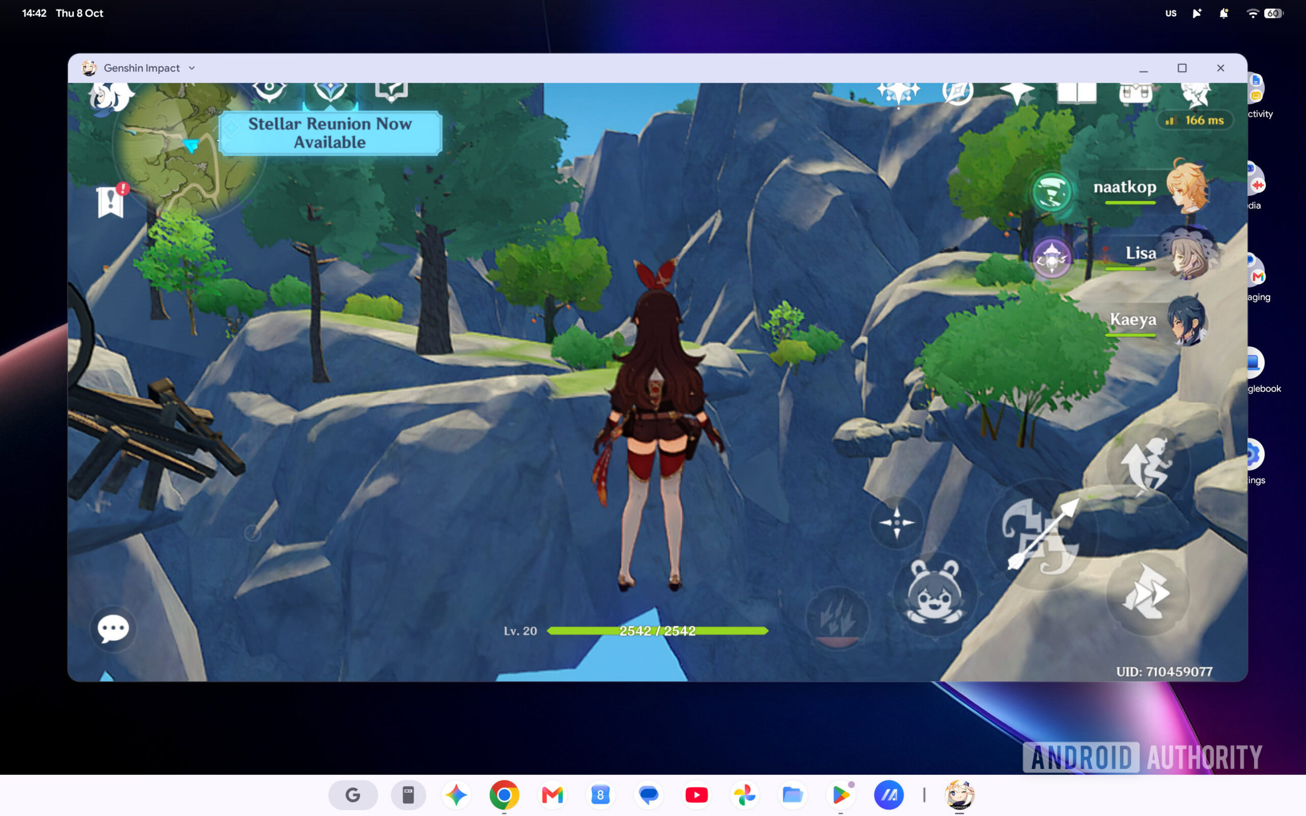 Googlebook running Genshin Impact
