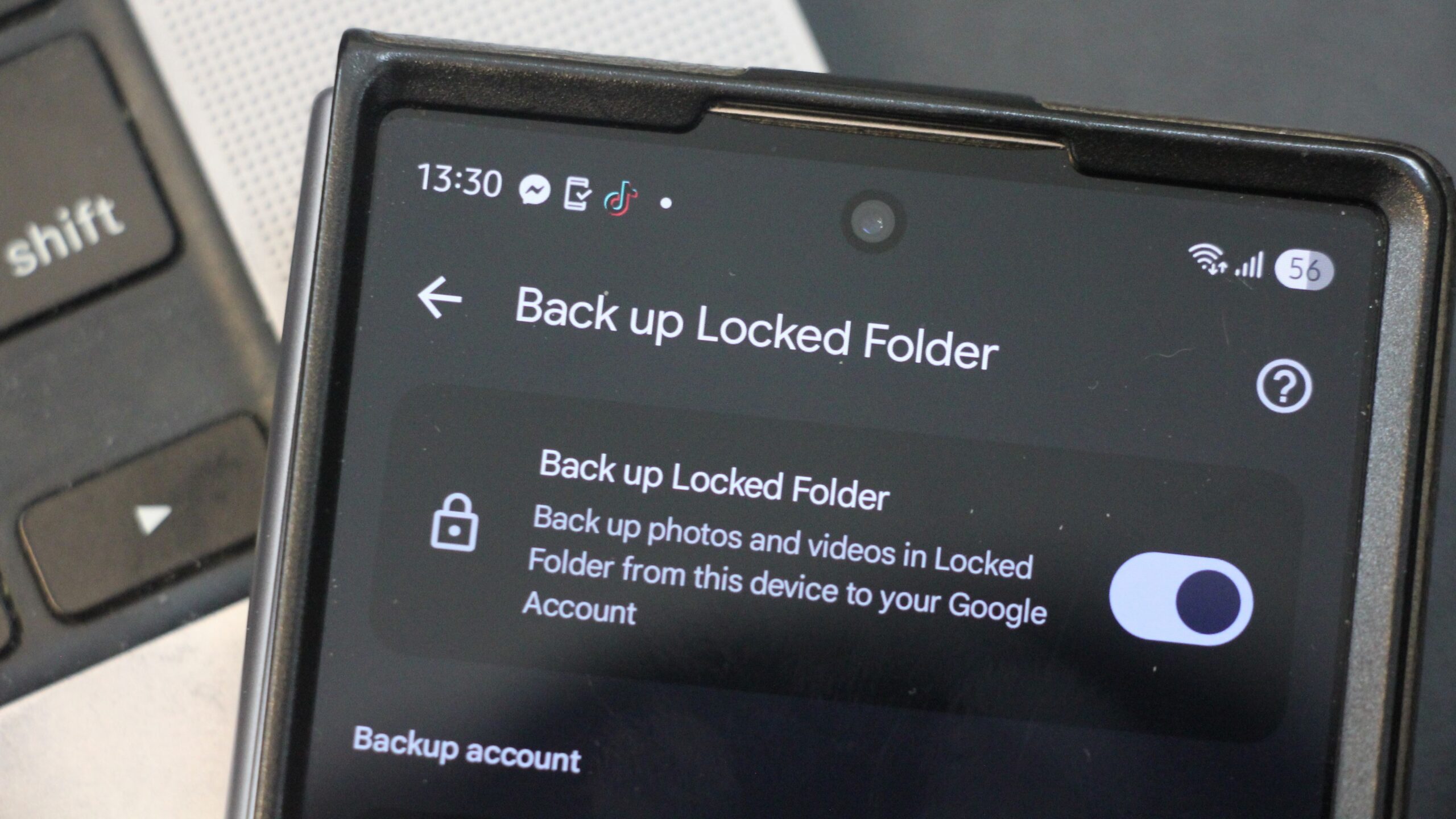 Back up Locked Folder option in Google Photos Back up Locked Folder option in Google Photos