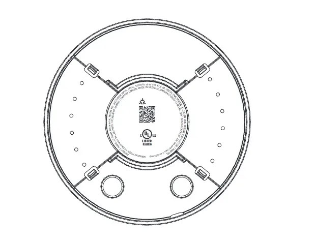 LG smart thermostat diagram on FCC