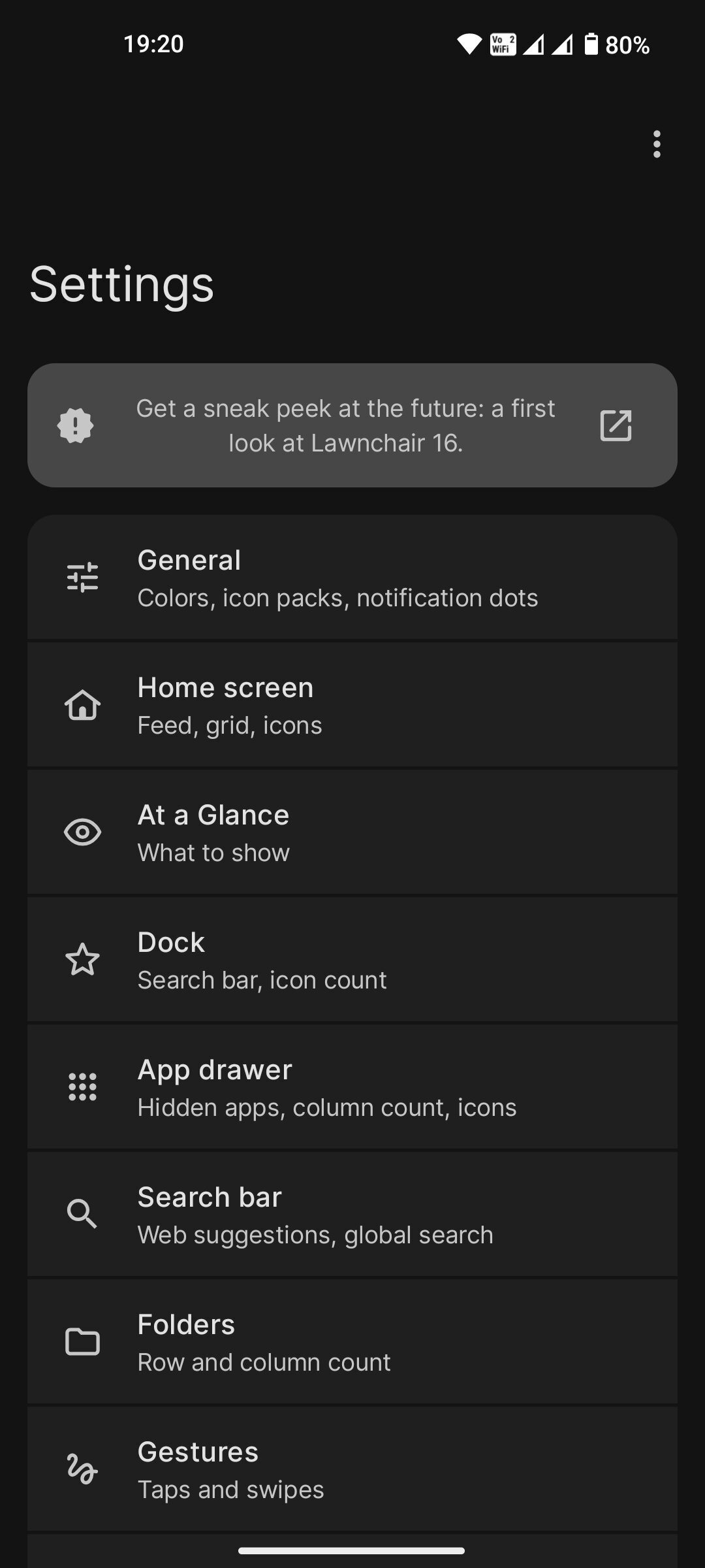 Lawnchair interface on Android phone (3)