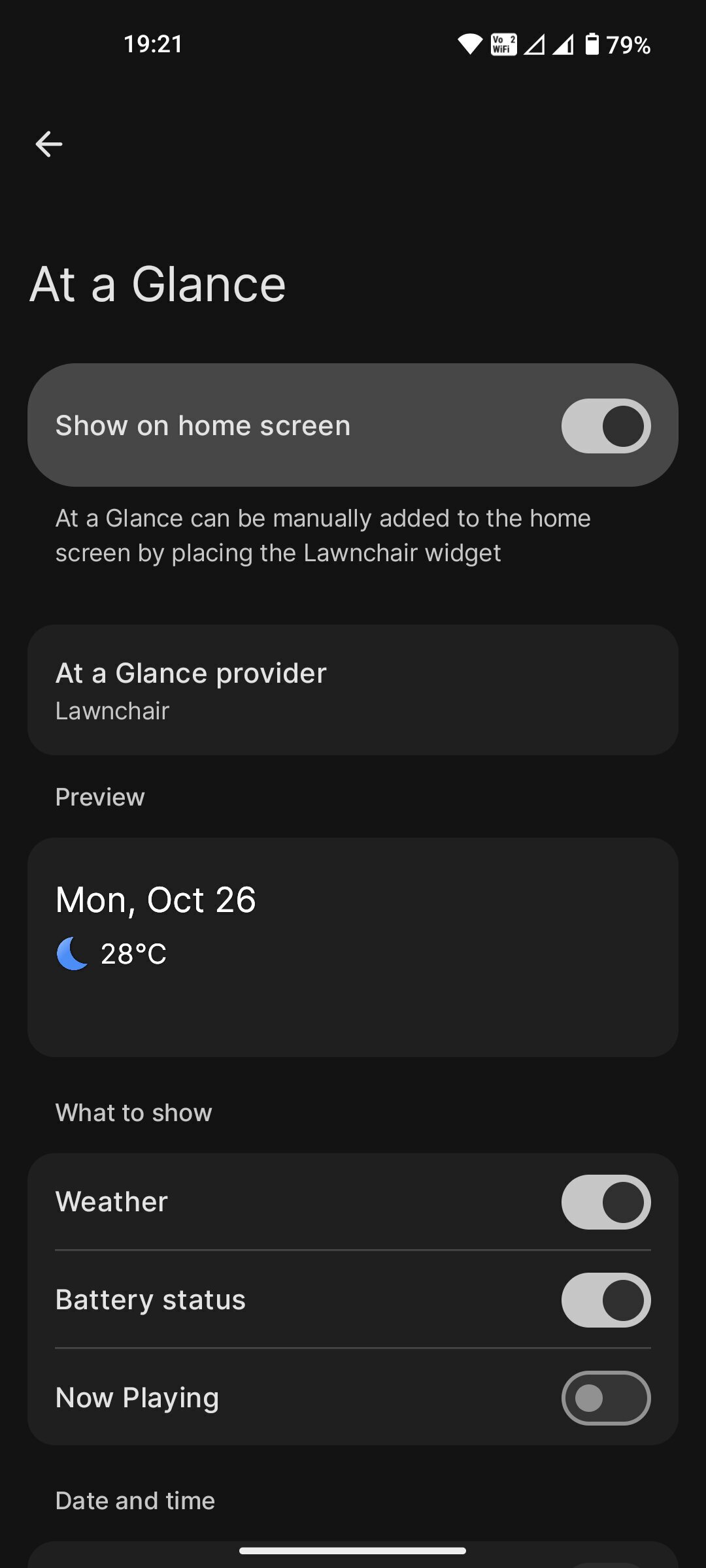 Lawnchair interface on Android phone (4)