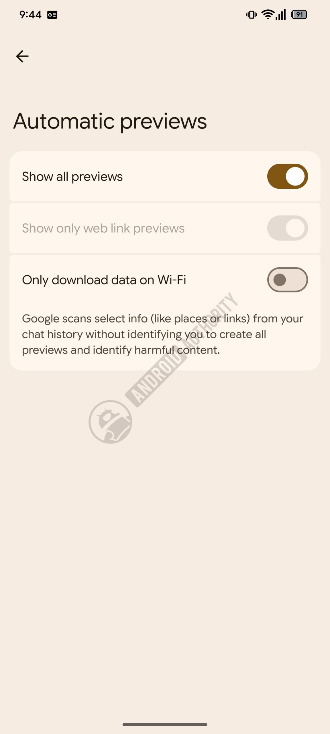 Messages new settings ui 23 watermarked