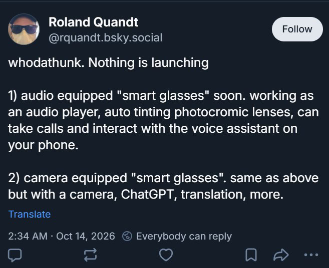 Nothing smart glasses specs leak Nothing smart glasses specs leak