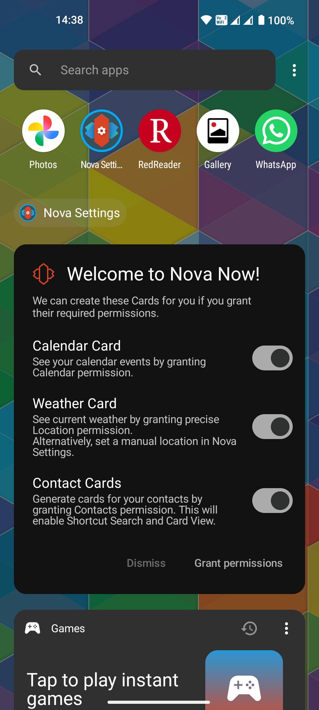 Nova Launcher interface on Android phone (4)