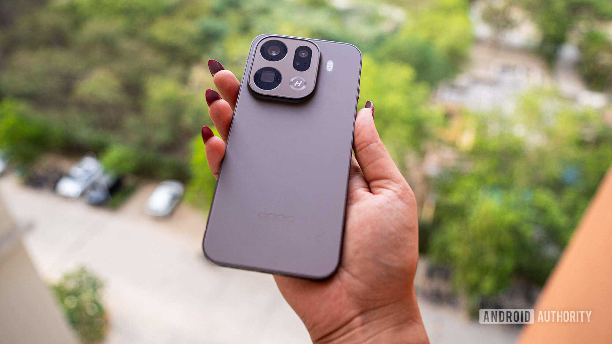 OPPO Find X9 Pro in a persons hand