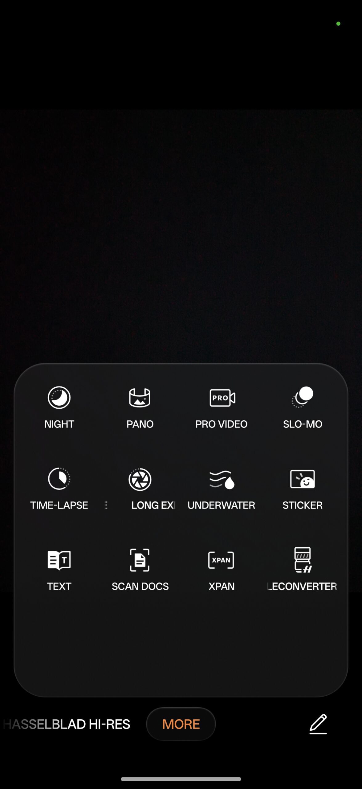 OPPO camera app modes