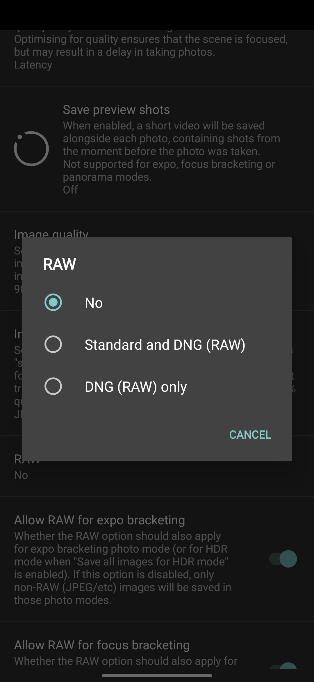 Open Camera interface on Samsung Galaxy S25 (11)